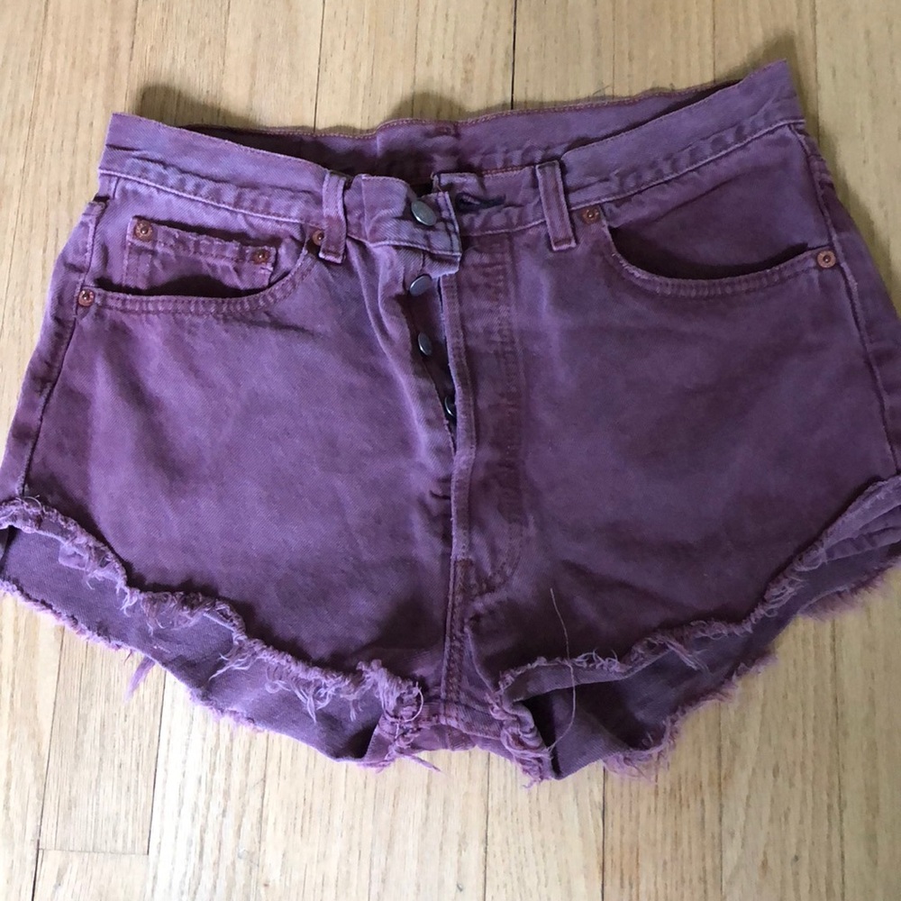 high wasted jean shorts